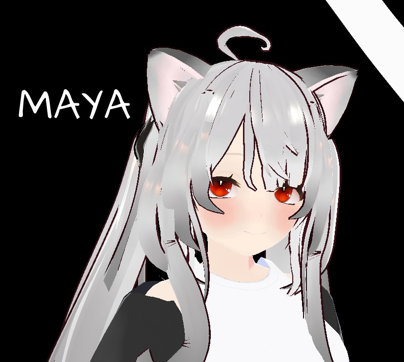 Maya look-alike VRoid model (re-upload)