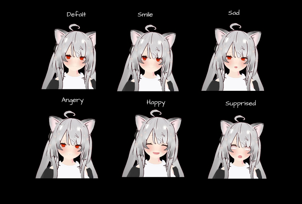 Maya look-alike VRoid model (re-upload)