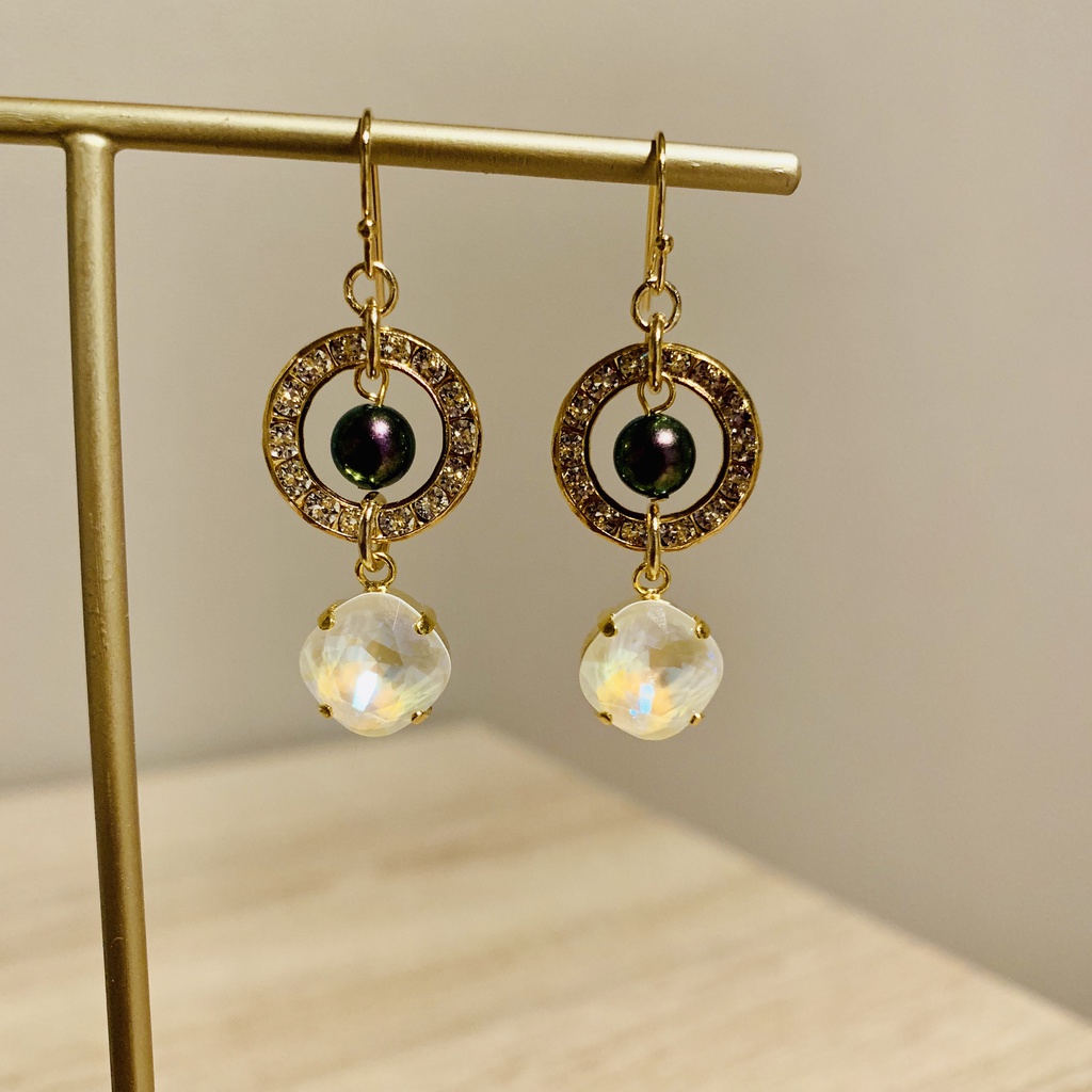 宝石の国カンゴーム月verイメージ耳飾り Graft Booth