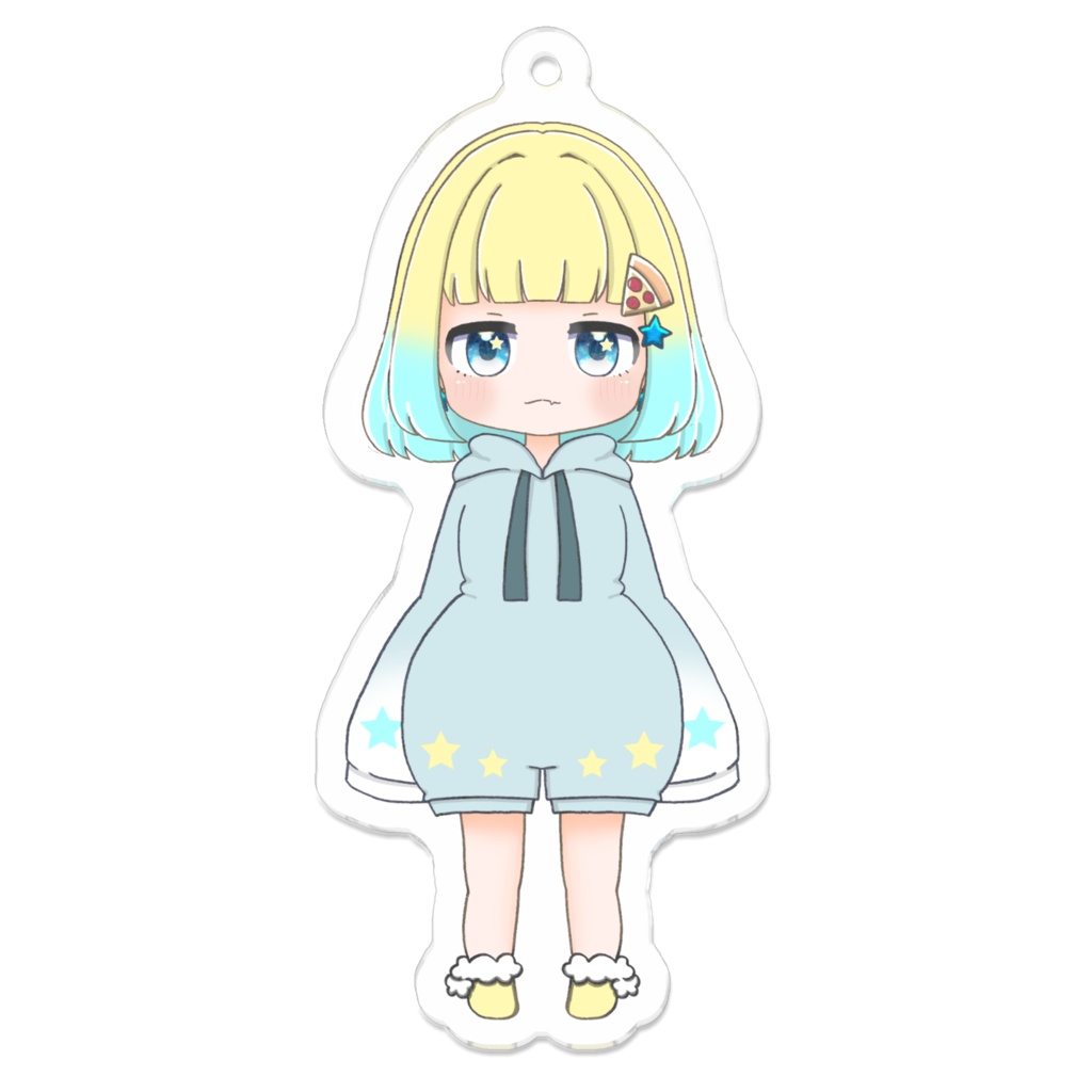 アクリルキーホルダージト目バージョン