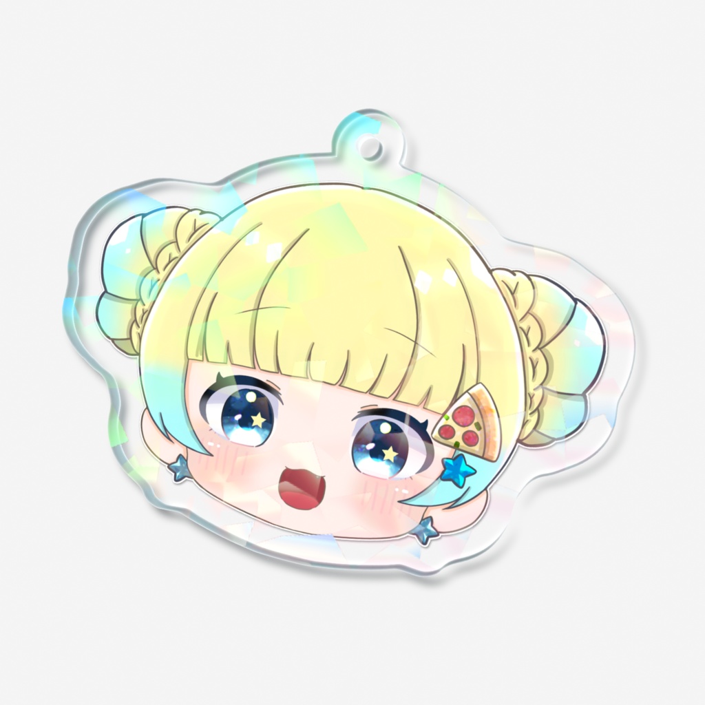 子守熊ぽこVtuberきらきらアクリルキーホルダー