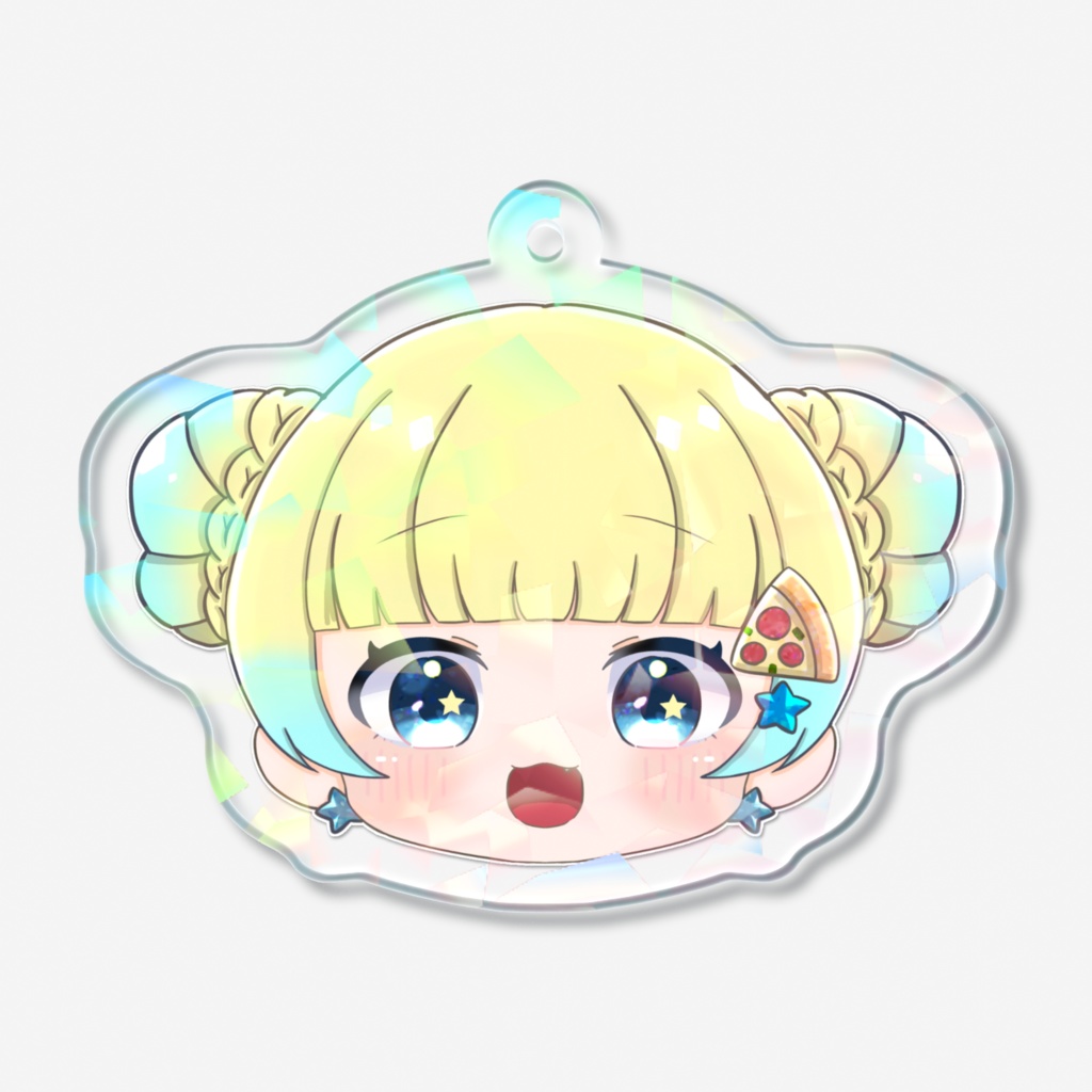 子守熊ぽこVtuberきらきらアクリルキーホルダー