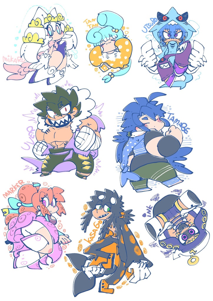 カイテイ組フレークシール