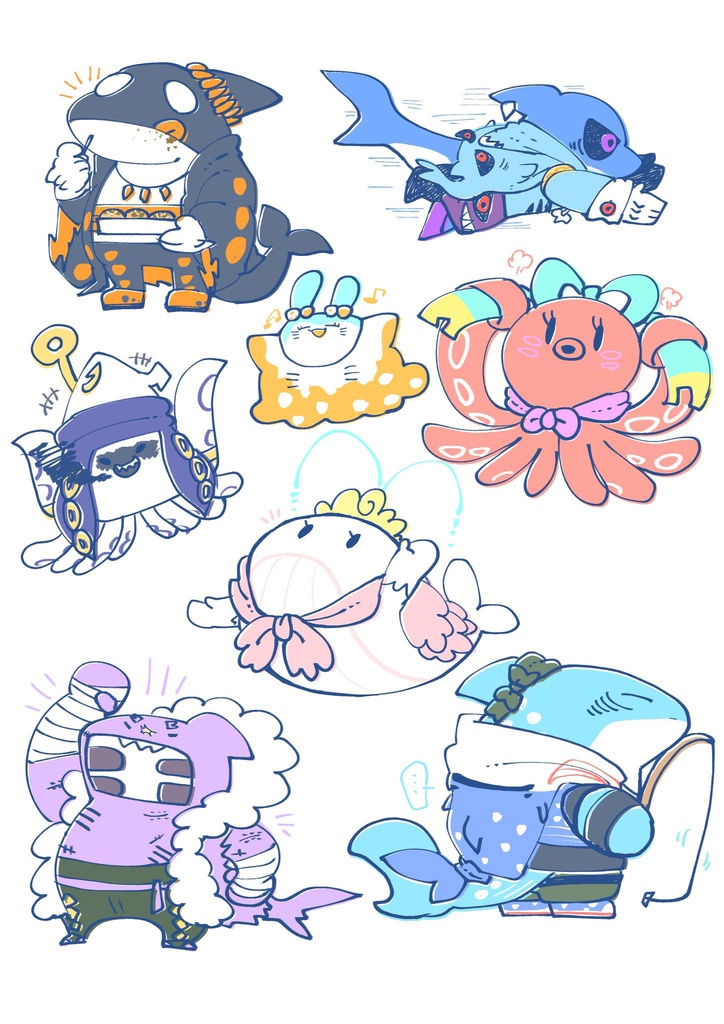 カイテイ組フレークシール