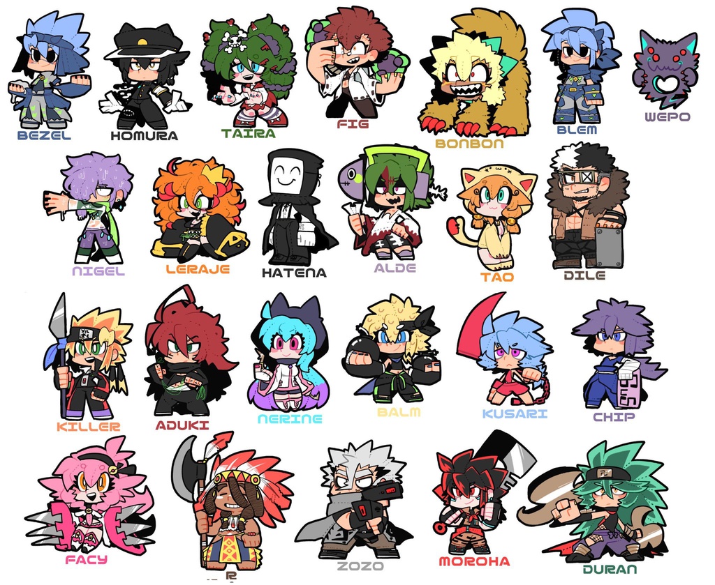 want？wanted！フレークシール