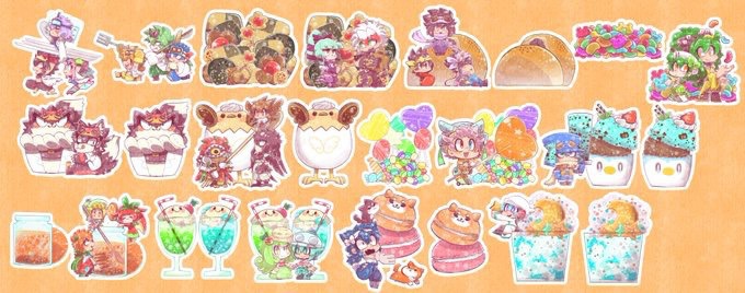 Sweetsフレークシール