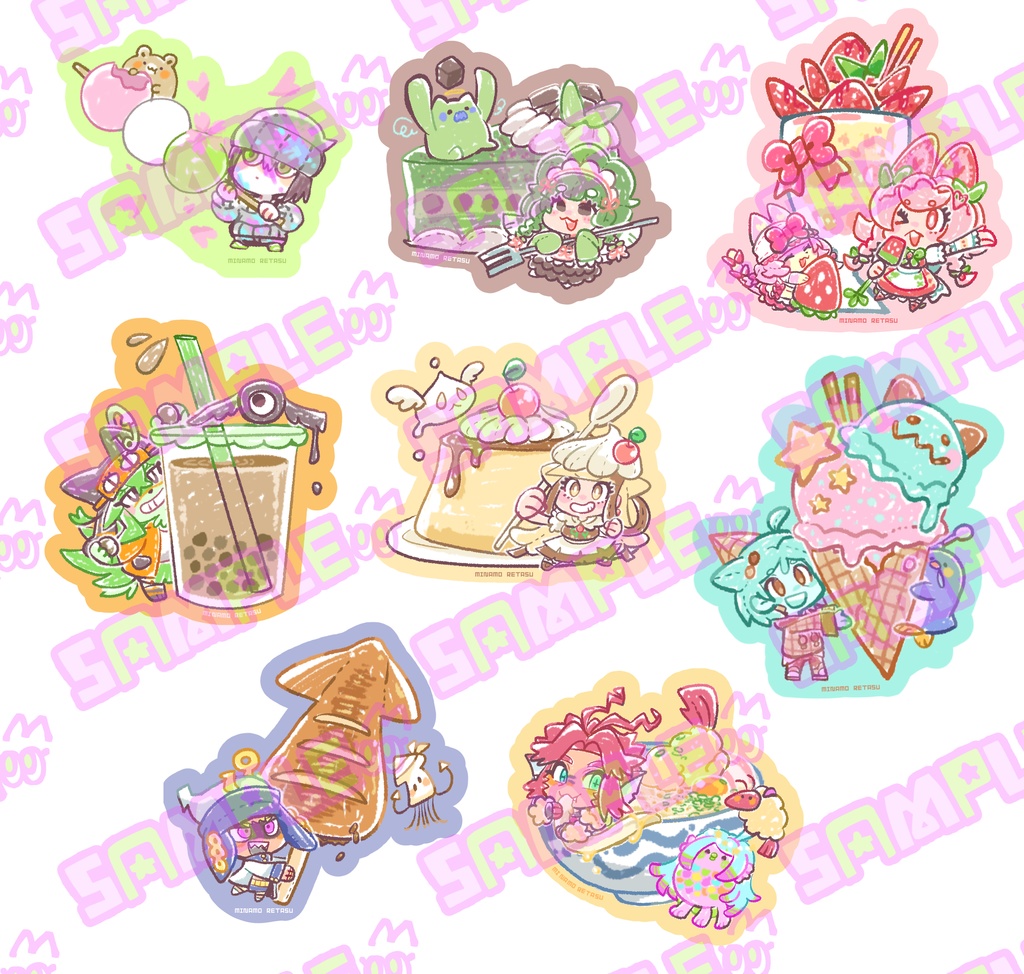 みなもぐ!ステッカー