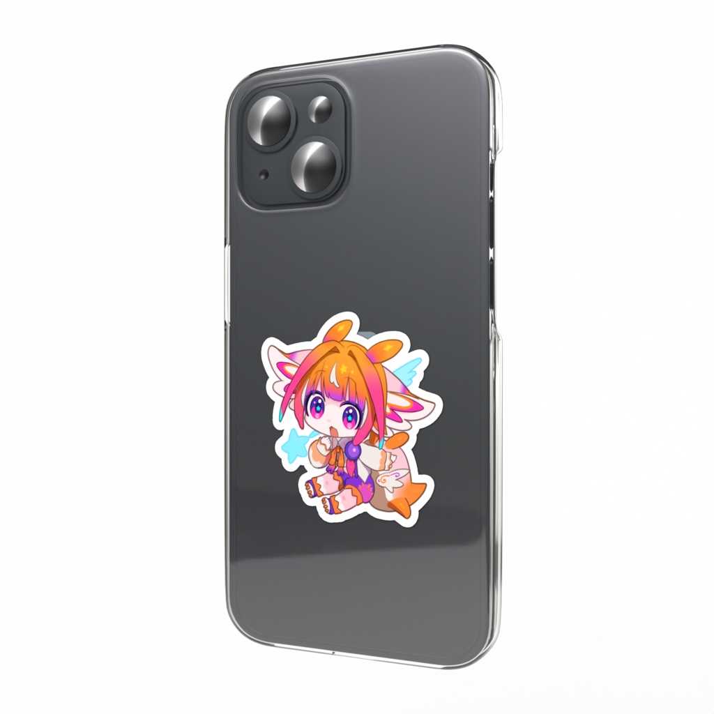 【けみうしチャン】1周年記念ステッカー【おめでとう】