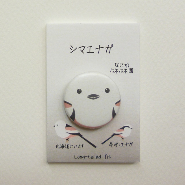 野鳥の缶バッジ 2