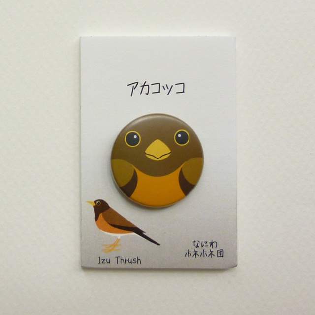野鳥の缶バッジ 3