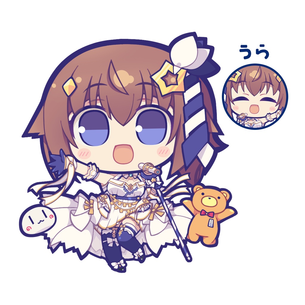 ときのそらちゃん「ドレス衣装」アクリルキーホルダー