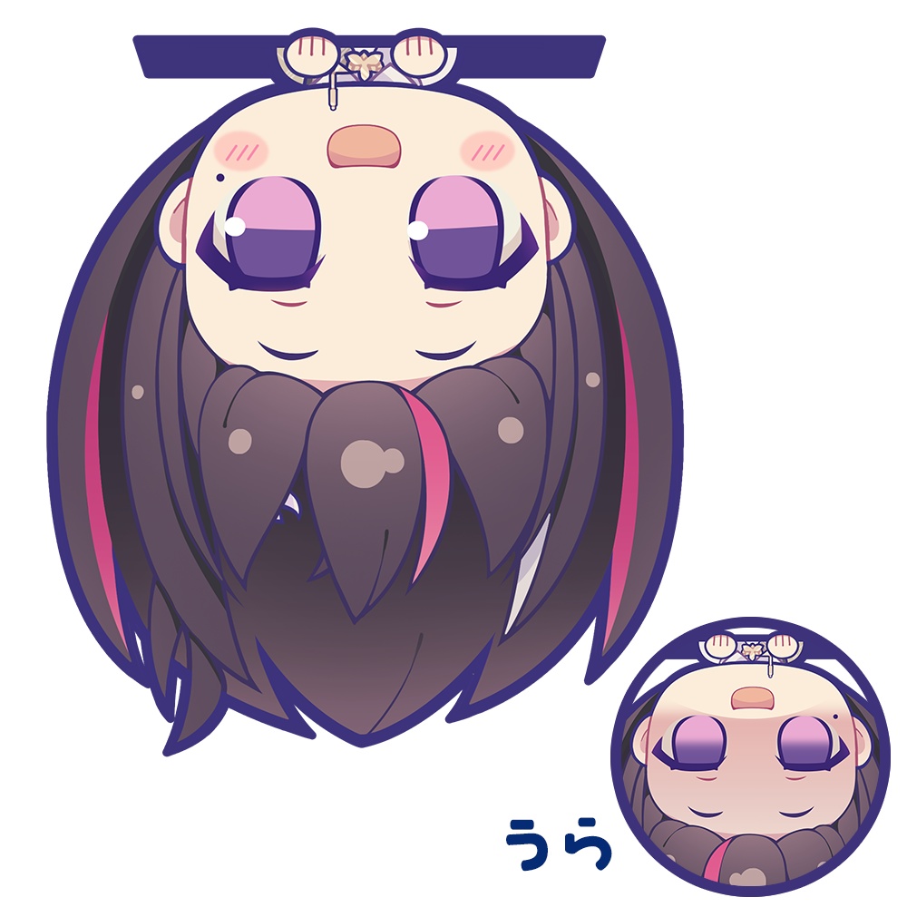 天井からホロライブ！AZKiちゃん逆さアクリルキーホルダー