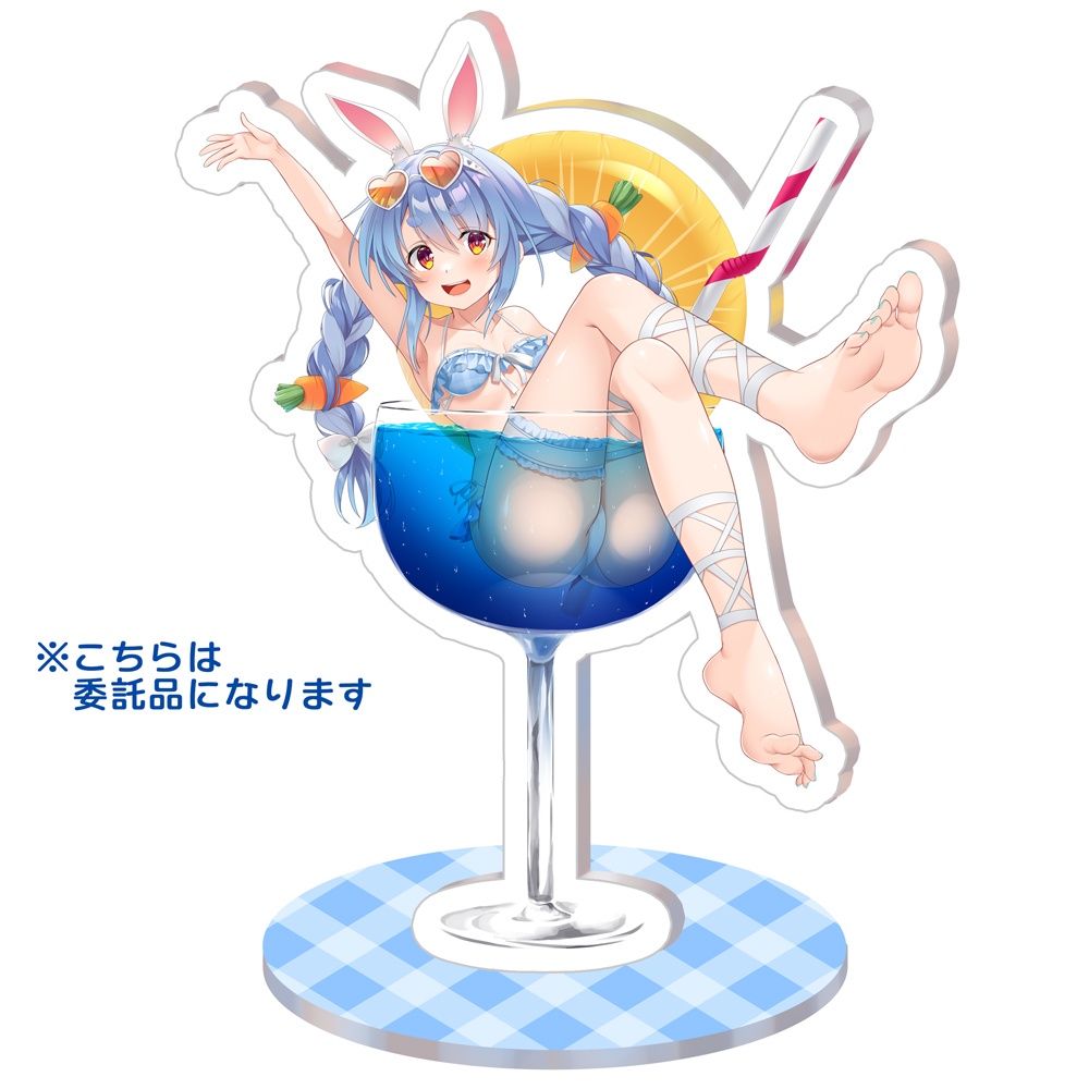 （委託）ぺこらちゃんカクテル型アクリススタンド