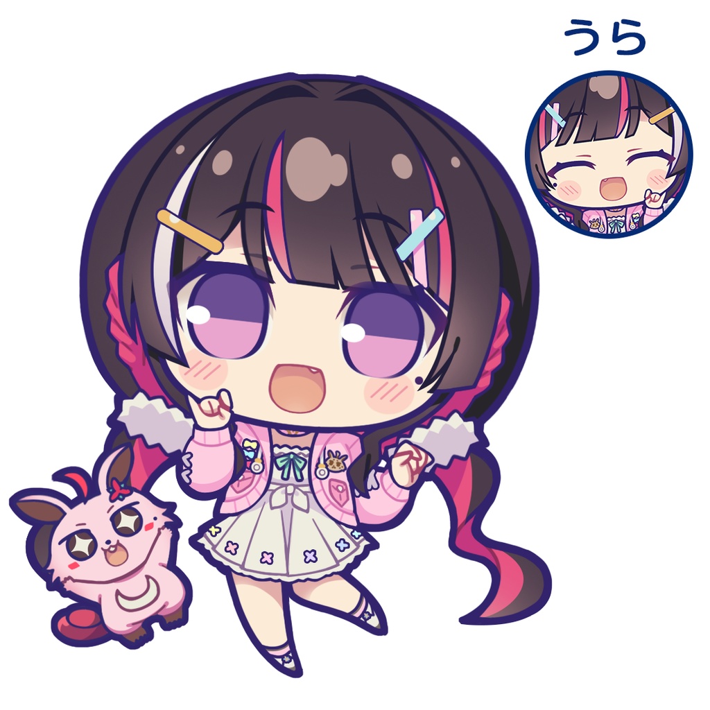 （C106）AZKiちゃん「ゆるふわ私服衣装」アクリルキーホルダー