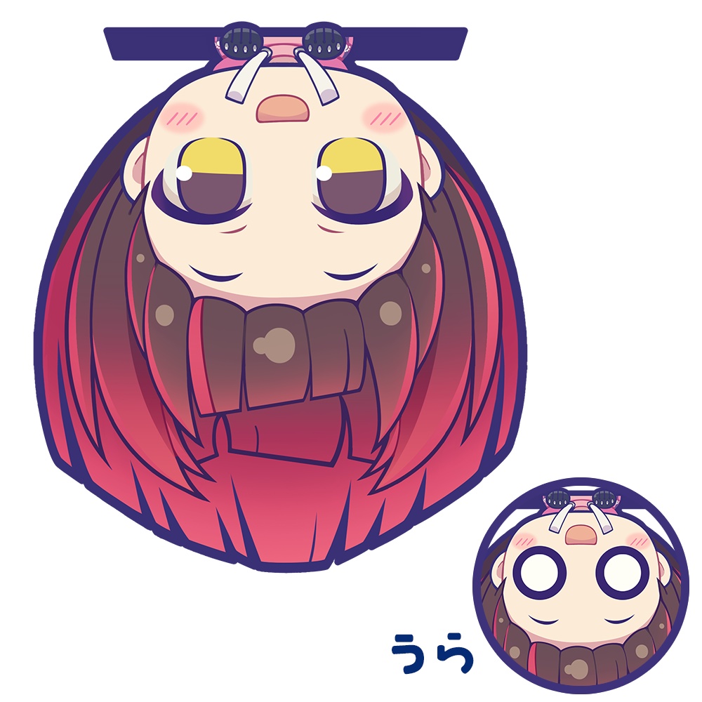 天井からホロライブ！ロボ子さん逆さアクリルキーホルダー