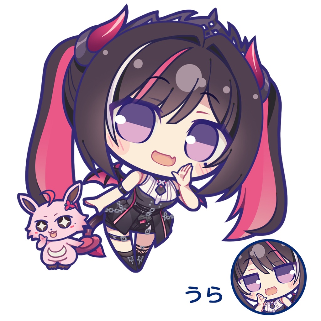 AZKiちゃん「小悪魔衣装」アクリルキーホルダー
