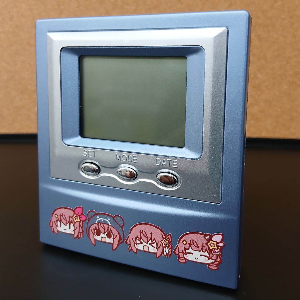 デスククロック「そらちゃんブルー」