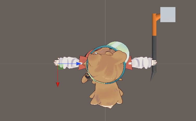 【VRChat用】豆腐にめり込んだバールのようなもの