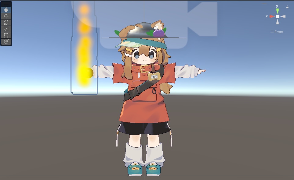 【VRChat用】天界少女の帽子と剣