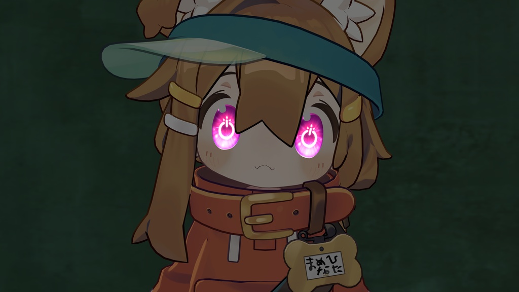 【VRChat用】Eye_powerMark(複数アバター対応アイテクスチャ)