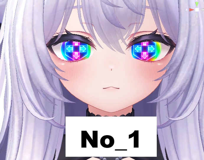 【VRChat用】DDR_Eye(愛莉ちゃん対応)