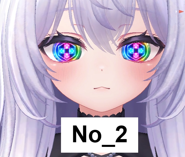 【VRChat用】DDR_Eye(愛莉ちゃん対応)
