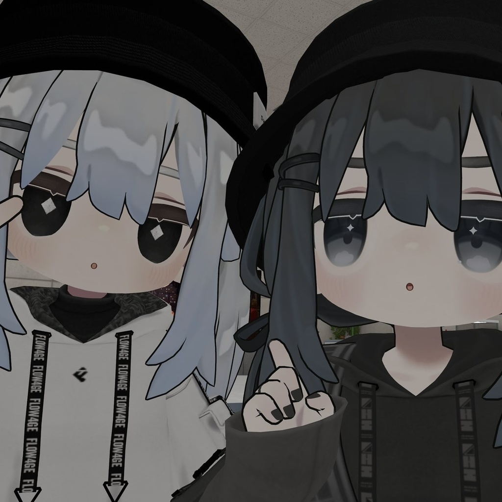 【キプフェル専用】ふんわりグラデメッシュヘアテクスチャ【22 Color】