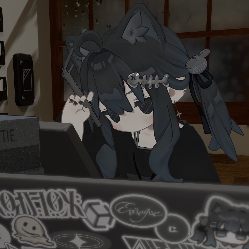 【キプフェル専用】ふんわりグラデメッシュヘアテクスチャ【22 Color】