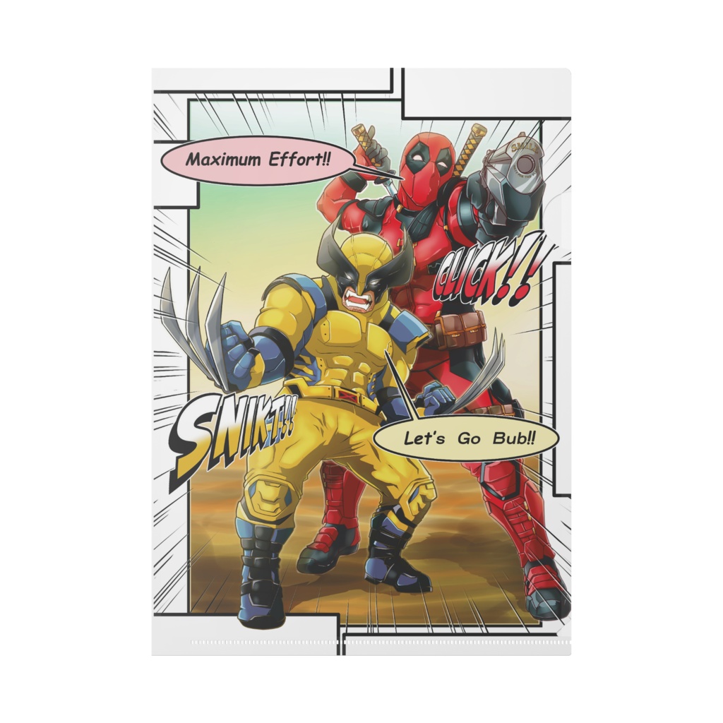 デッドプール&ウルヴァリン・A4クリアファイル