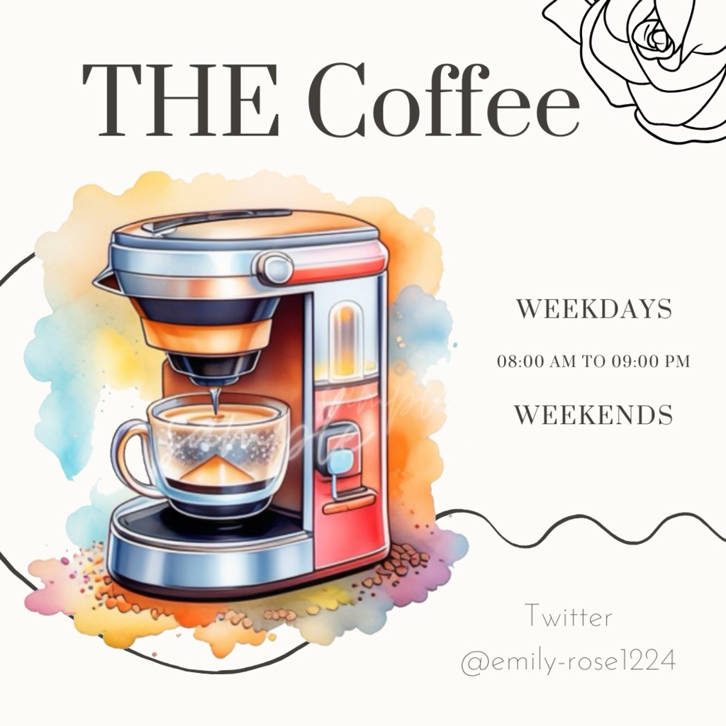 【カフェ素材】coffee /コーヒーメーカー/透過PNG〈全2種〉