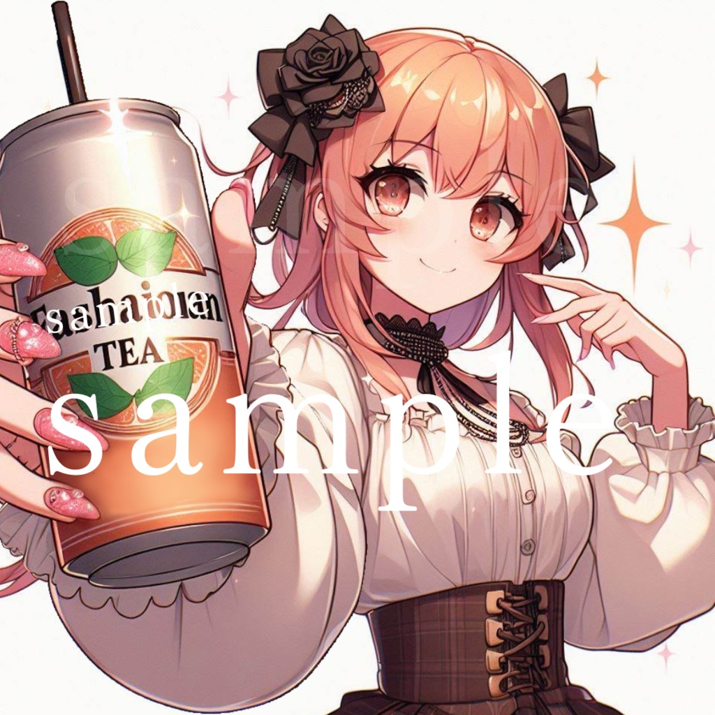 【VTuber向け】ジュース缶を持つ女性の手〈透過png〉全3種 ※無料あり