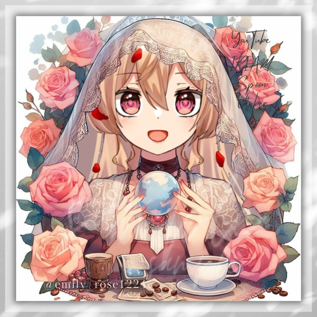 【vtuber向け】当たる占い師の女 / Divination〈透過png〉※無料