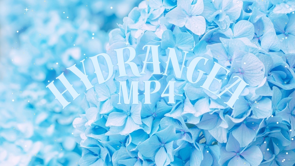 【カフェ素材】紫陽花のモダンなアフタヌーンティー/ hydrangea afternoon〈透過png〉