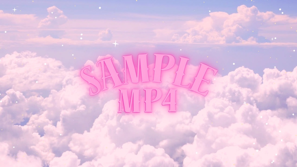 【MP4素材】キラキラしたエモい空/ YouTube動画