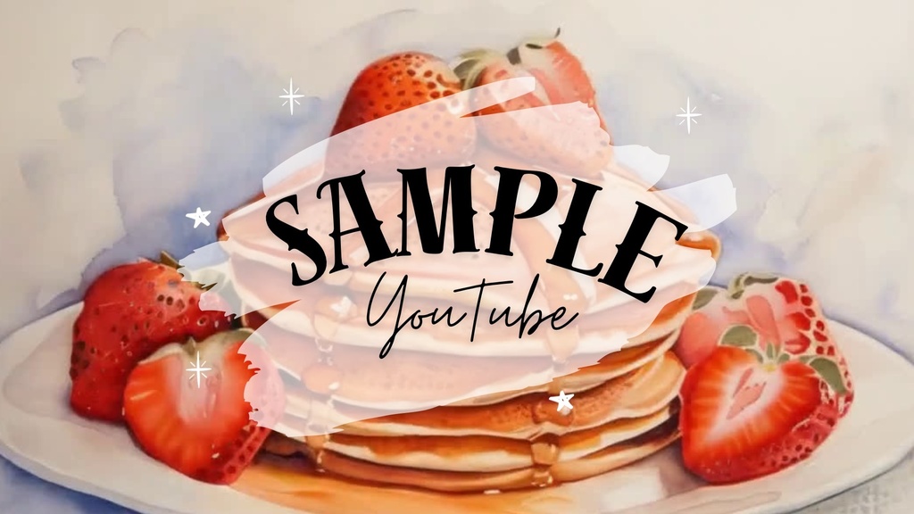 【MP4素材】しあわせの苺のパンケーキ/ strawberry pancake ※無料