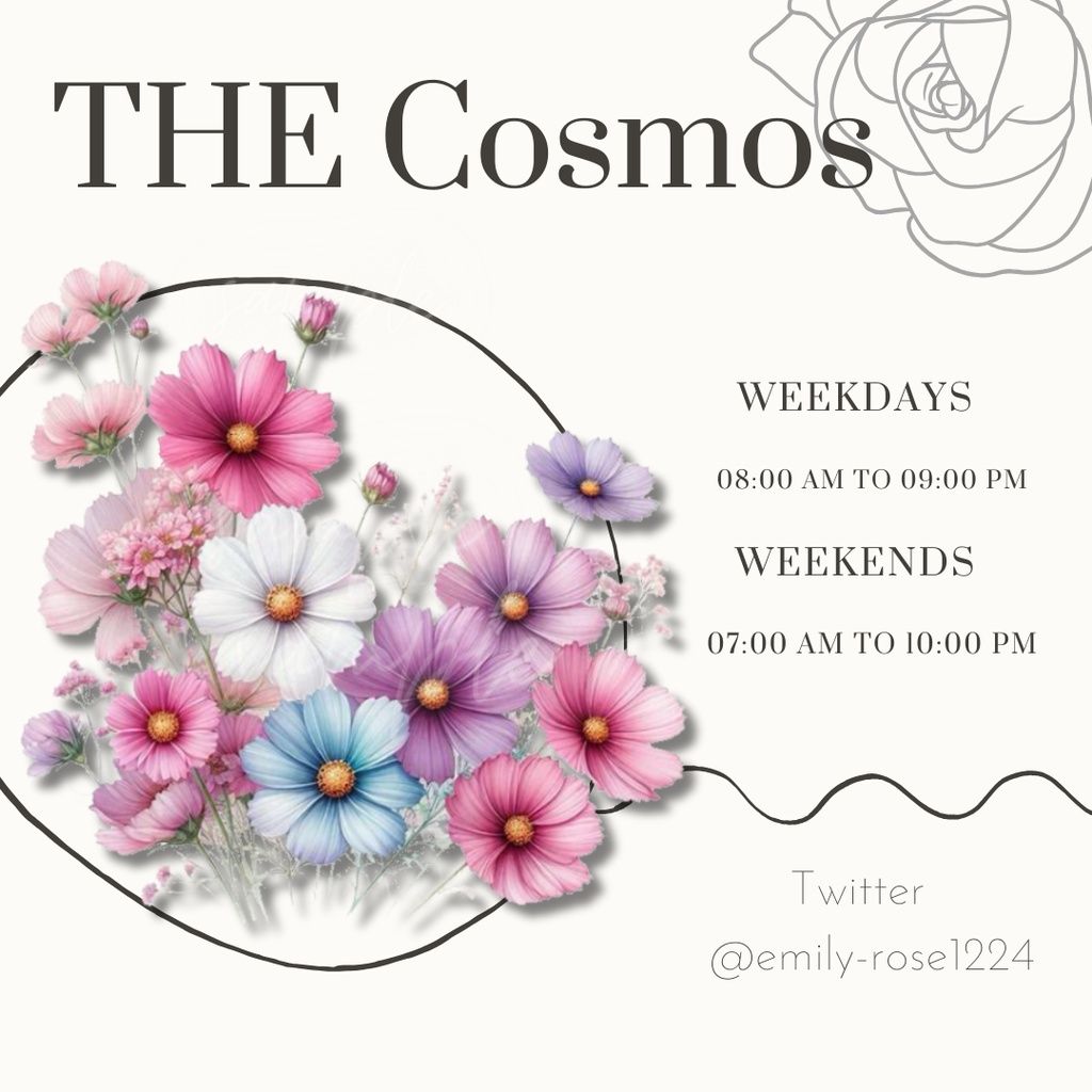 【花素材】 THE Cosmos / 秋桜 / flower /透過PNG