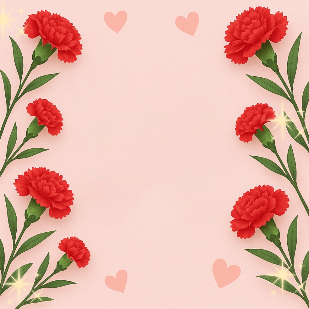 【衣装素材】カーネーション持つ衣装/ Mother's days〈全2種〉 ※透過PNG