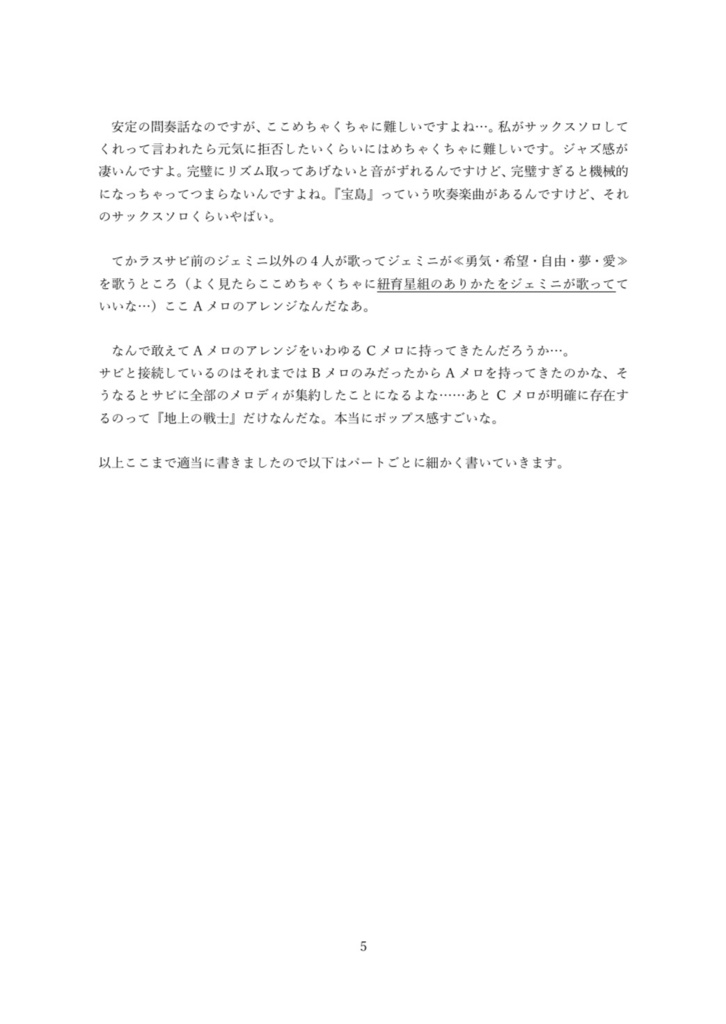 創刊 紐育楽曲感想集