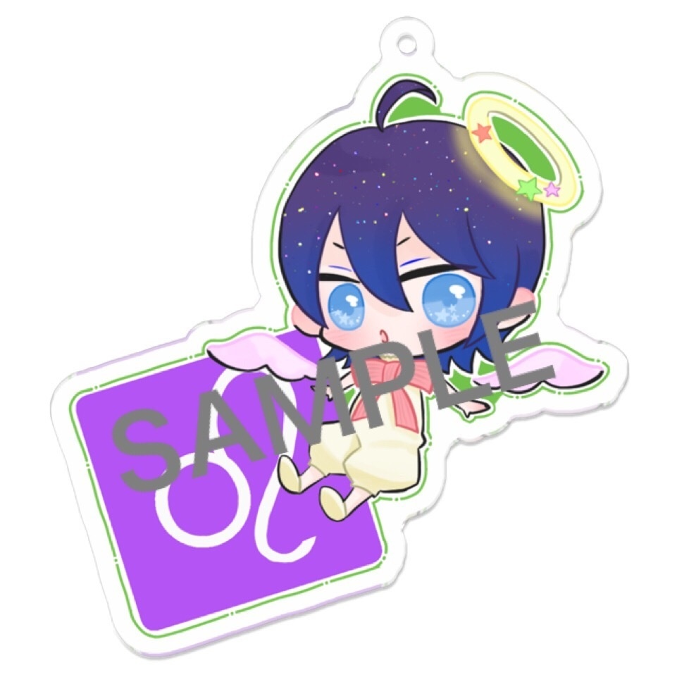 天使 ネオくん◆アクリルキーホルダー【70×70mm】