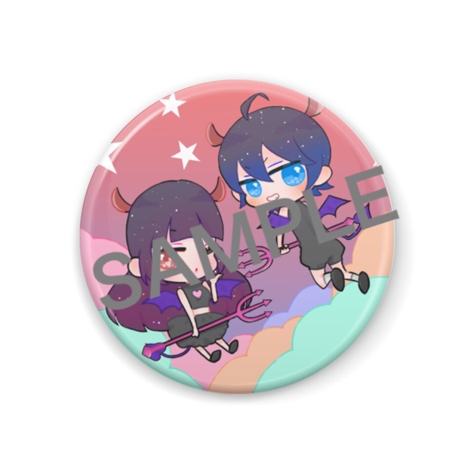 悪魔 あねおと◆缶バッジ【44mm】