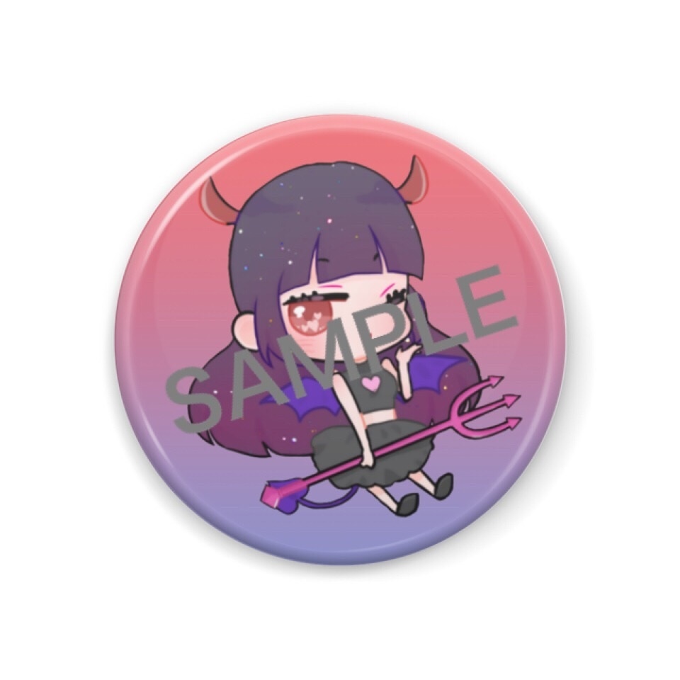 悪魔 姉さん◆缶バッジ【44mm】