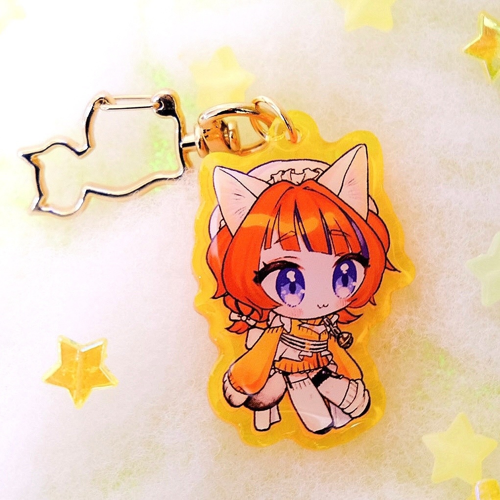 【尾睡うく】アクリルキーホルダー