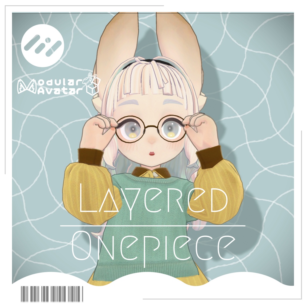 【リリース記念￥1500→￥1000】オリジナル3D衣装『LayerdOnepiece』