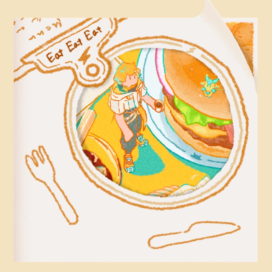 イラスト本『Eat Eat Eat !』