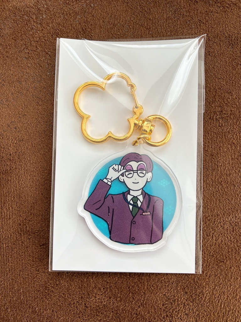 アクリルキーホルダー　木林