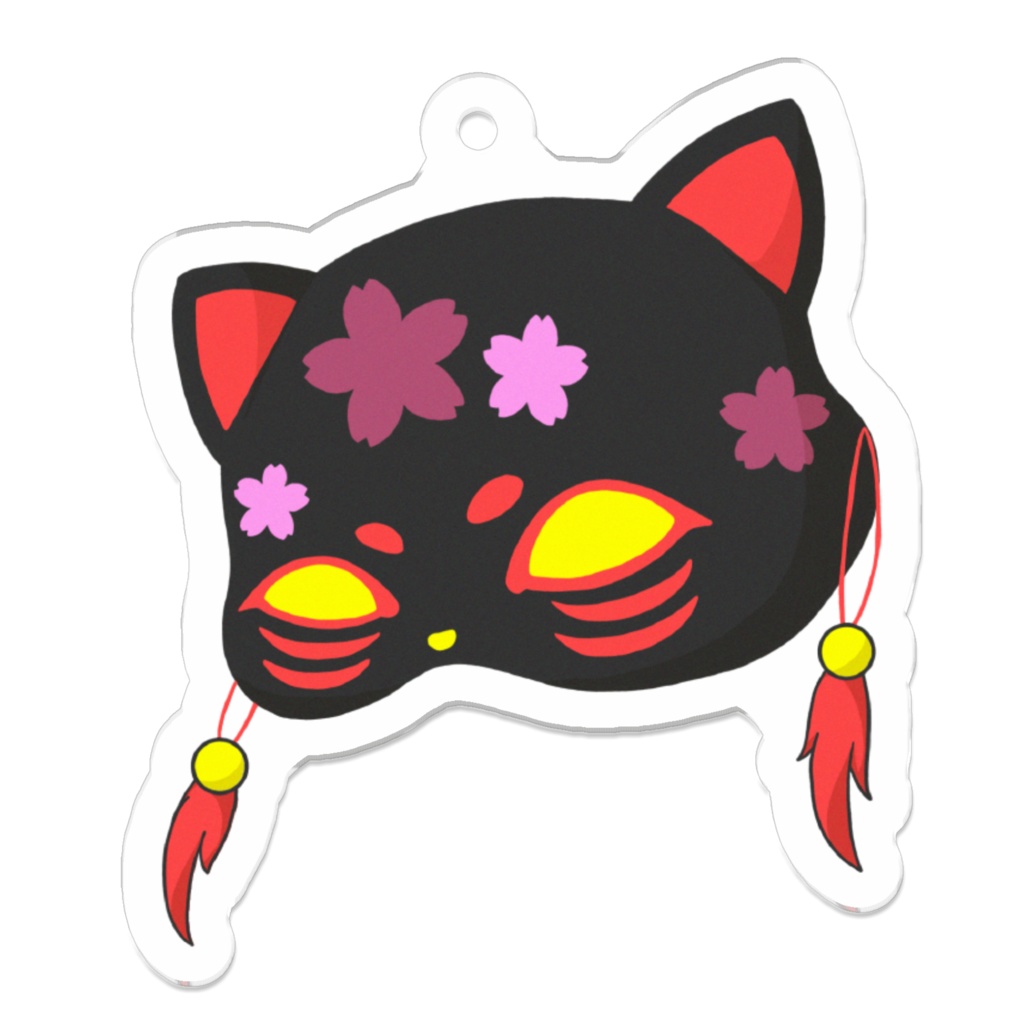 ちことんのお面アクリルキーホルダー