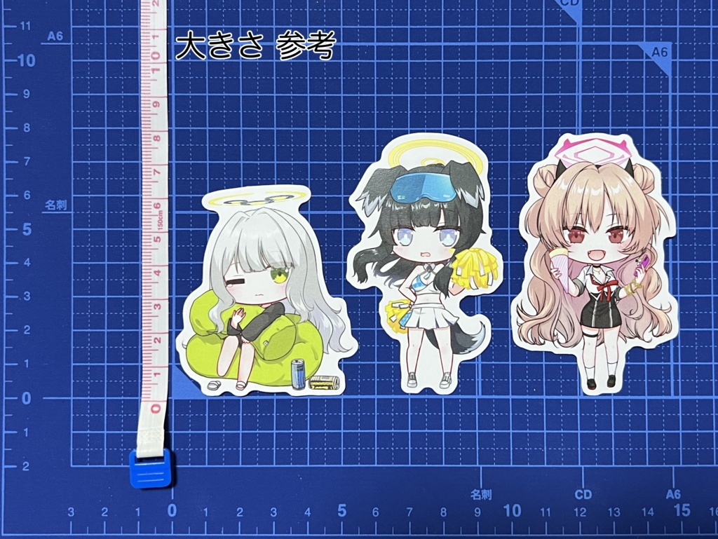 ステッカー ハレ・ヒビキ・キララ