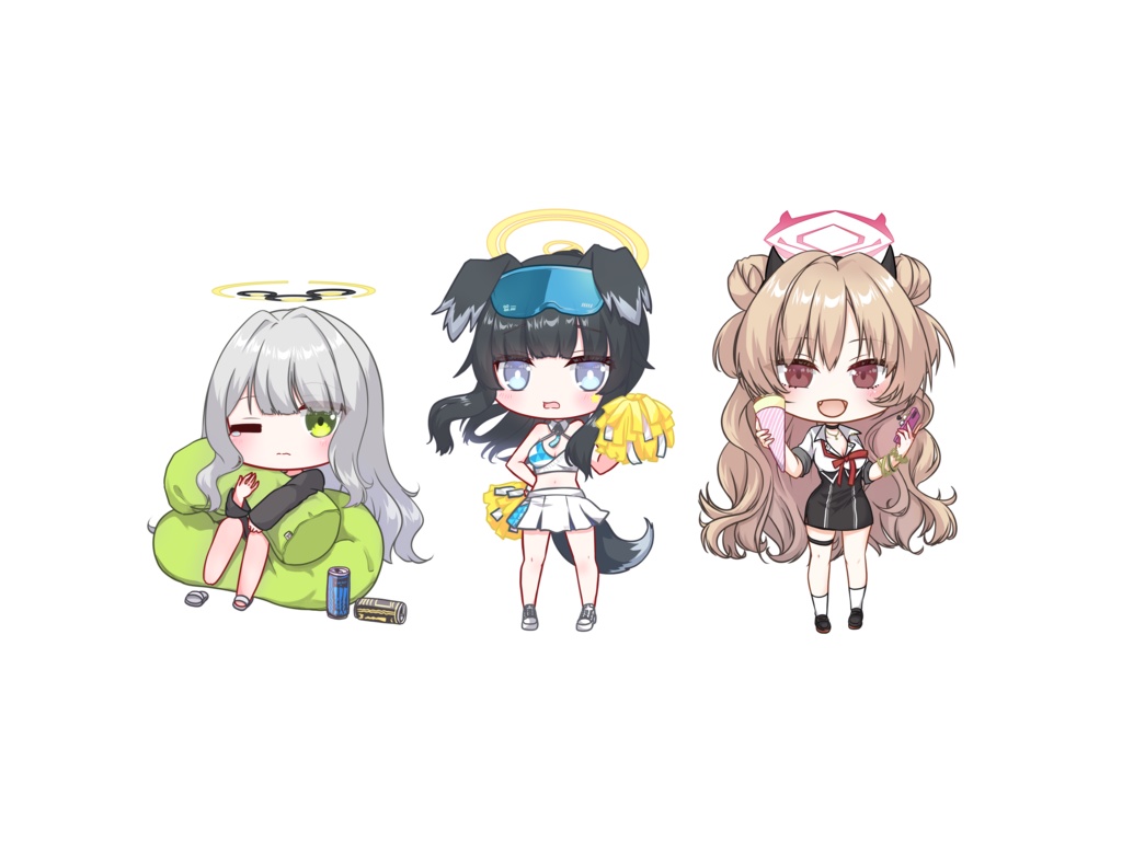 ステッカー ハレ・ヒビキ・キララ