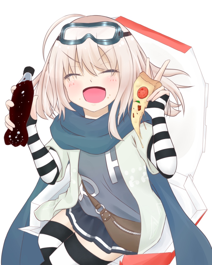 もやと一緒にピザ食べよっ!タンブラー