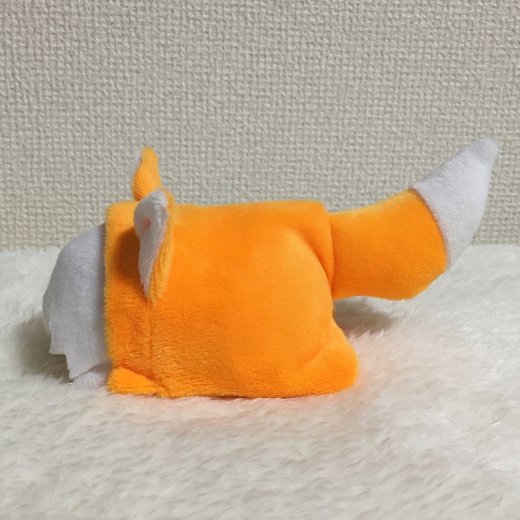 もちマス/もちころりん着ぐるみ きつね オレンジ